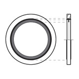 Adaptall Bndd SlWshr,Cadm,Stl,1/8in,.625x.089",1 9500-02