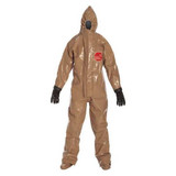 Dupont Coverall,M,Tan,Tychem Responder CSM  RC128TTNMD000100