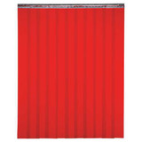 Tmi Welding Strip Curtain,7 ft H,8 ft W, Red 999-00543