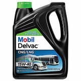 Mobil MOBIL DELVAC CNG/LNG 15W-40, 4X1 Gallon 125398