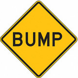 Lyle Bump Traffic Sign,30" x 30" W8-1-30HA