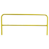 Garlock Safety Systems Guard Rail,Yellow,10 ft. Overall L 402335S