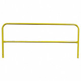 Garlock Safety Systems Guard Rail,Yellow,10 ft. Overall L  402335S