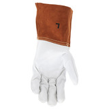 Mcr Safety Welding Leather Glove,Beige/Brown,L,PK12 4955L