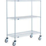 Nexel 3 Shelf Truck Nexelate 60""W x 18""D x 60""H Polyurethane Swivel Casters 2