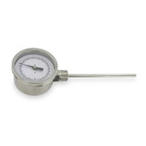 Dwyer Instruments Bimetal Thermom,3 In Dial,0 to 200F  BTLR325101