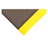 Notrax Antifatigue Mat,Black,YllwBrdr,2ftx30ft 415S0230BY