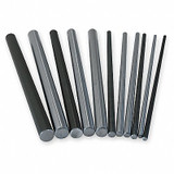 Pbc Linear Shaft,RC60 Steel,0.500 In D,72 In NIL08-072.000
