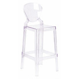 Flash Furniture Ghost Barstool,Tear Back OW-TEARBACK-29-GG