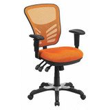 Flash Furniture Mid-Back Exec Chair,Orange HL-0001-OR-GG