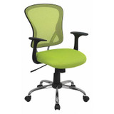 Flash Furniture Mid-Back Task Chair,Green H-8369F-GN-GG