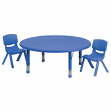 Activity Table Set,Round,Blue,45"