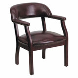 Flash Furniture Oxblood Vinyl Guest Chair B-Z105-OXBLOOD-GG