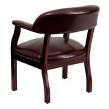 Flash Furniture Oxblood Vinyl Guest Chair B-Z105-OXBLOOD-GG