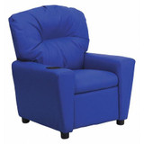 Flash Furniture Blue Vinyl Kids Recliner BT-7950-KID-BLUE-GG