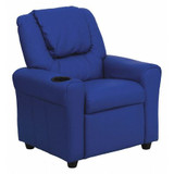 Flash Furniture Blue Vinyl Kids Recliner DG-ULT-KID-BLUE-GG