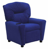 Flash Furniture Blue Microfiber Kids Recliner BT-7950-KID-MIC-BLUE-GG