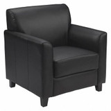 Flash Furniture Reception Chair BT-827-1-BK-GG