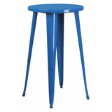 Flash Furniture Blue Metal Bar Table,24RD CH-51080-40-BL-GG