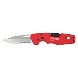 Milwaukee Tool Folding Utility Knife,SS,3 in Blade L  48-22-1540