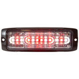 Buyers Products Strobe Light,Ultra Thin,LED,Clr/Red,5.2" 8890307