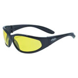 Global Vision Safety Glasses,Yellow Tint Lens,Black HERCYT