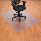 Interion Office Chair Mat for Hard Floor - 46""W x 60""L - Straight Edge