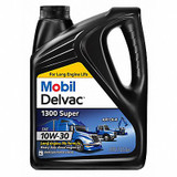 Mobil Engine Oil,1 gal,Synthetic Blend  122485