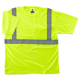 Ergodyne® GloWear® 8289 Type R Class 2 T-Shirt, 3X-Large, Lime, 1/Each