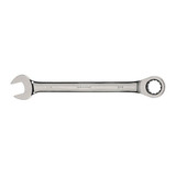 Williams Combo Ratchet Wrench,7/16",Hi-Polish 1214NRC