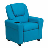 Flash Furniture Turquoise Vinyl Kids Recliner DG-ULT-KID-TURQ-GG