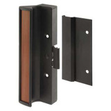 Primeline Tools Sliding Patio Door Handle/Lock,Black MP1073