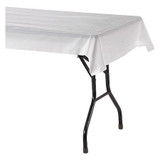 Genuine Joe Banquet-Size Plastic Tablecover,1 Roll GJO10324