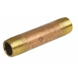 Smith-Cooper Nipple,3"x2-5/8,40,Brass 4385014000