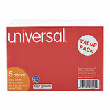 Universal One Index Cards,Unruled,4" x 6",PK500  UNV47225