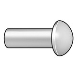 Manufacturer Varies Solid Rivet,5/16 in L,Dome,PK100 35F0605-EA-100
