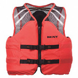 Kent Safety Life Jacket,XL,15.5lb,Foam,Orange 150600-200-050-23