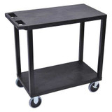 Luxor Cart,(2) Flat Shelves,18"x32" EC22HD-B