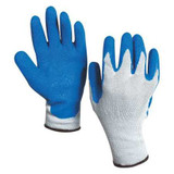 Partners Brand Palm Gloves,Rubber Coated,XL,PK12 GLV1014X