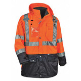 Glowear by Ergodyne Hi Vis Thermal Jacket Kit,Orange,2XL 8388