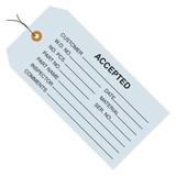 Partners Brand Tag Wired Accepted,4-3/4"x2-3/8",PK1000 G20013