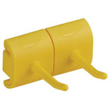 Vikan Tool Wall Bracket,3 1/4 in L,Yellow  10146