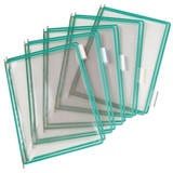 Tarifold Pivoting Pockets,Green,PK10 P050