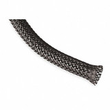 Techflex Braided Sleeving,1.500 In.,250 ft.,Black  HWN1.50BK250