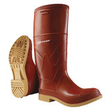 Dunlop Rubber Boot,Men's,10,Knee,Burgundy,PR 8532400