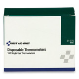 First Aid Only™ FIRST AID,THERMOMETR,DISP 21-775