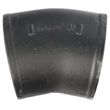 Sim Supply 22.5 Bend, Cast Iron, 3 in, Socket  220680