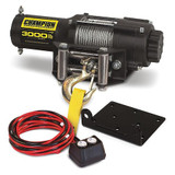 Champion Power Equipment Utility Winch Kit,12V,3000 lb 13004