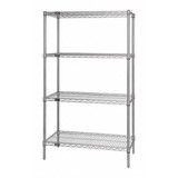 Quantum Storage Systems Wire Shelving Unit,Starter,800 lb.,Steel WR63-1860C