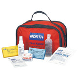 Honeywell Emergency Medical Kit,5-1/2" W,Red FRKSOFTPAK-CLSB